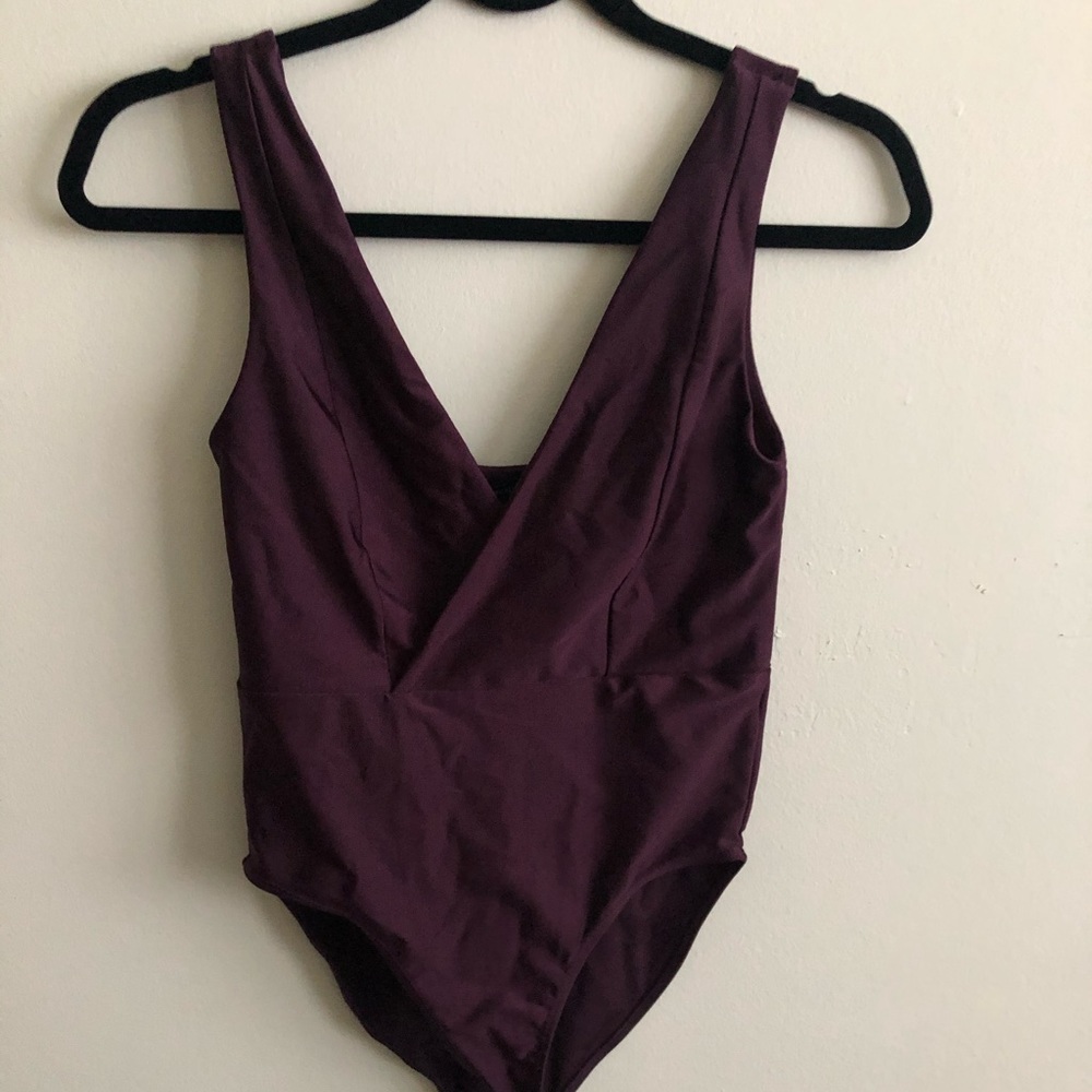 Maroon Body Suit
